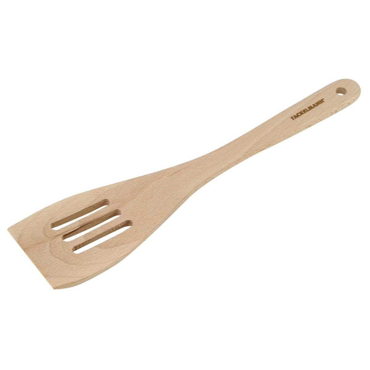 Set de 2 ustensiles de cuisine spatule en bois NATURE bois brun, FACKELMANN