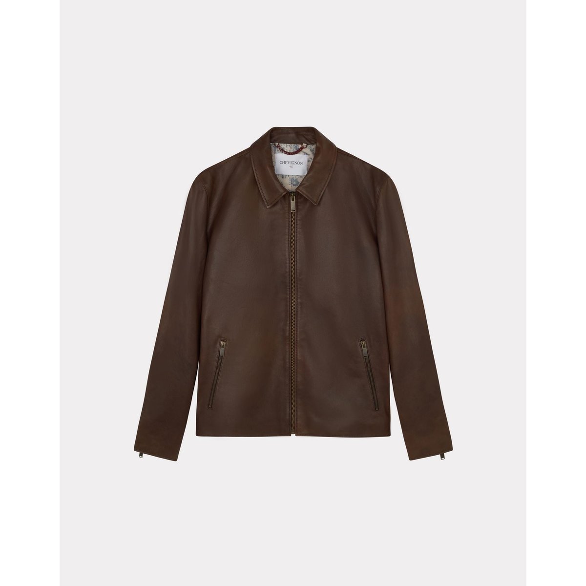 en cuir TROOPER marron, CHEVIGNON