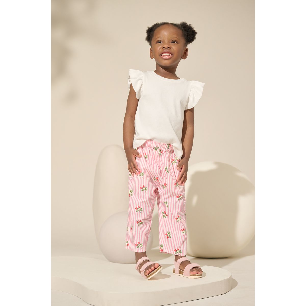 Pantalons impression rose fraise, NEXT