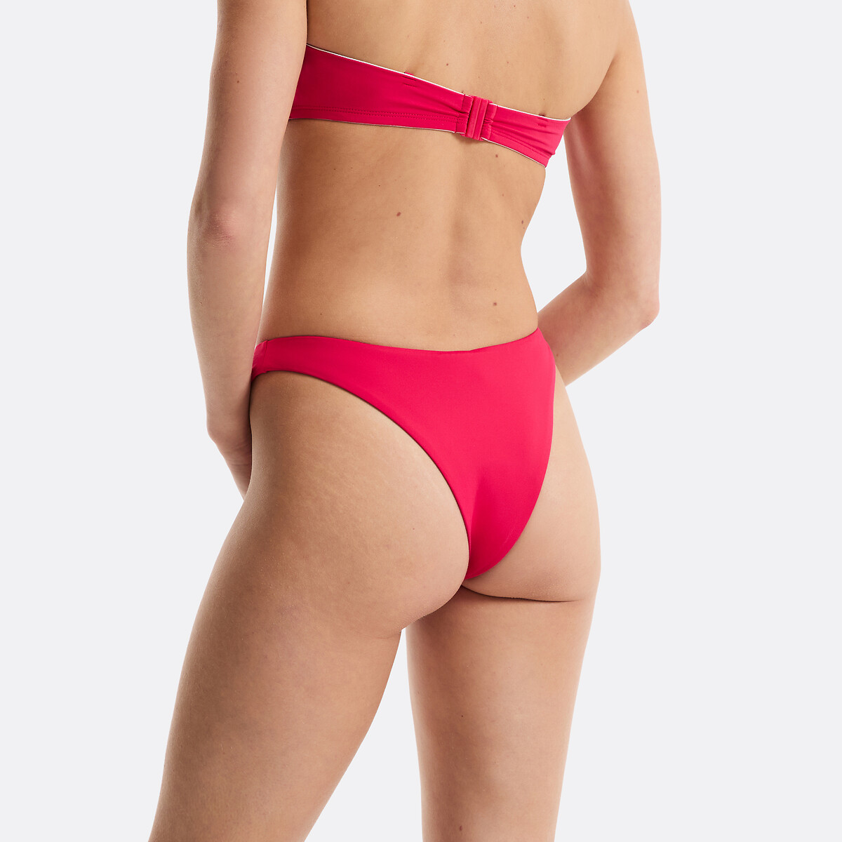Bas de maillot de bain, tanga, Essentiel framboise, LA REDOUTE COLLECTIONS
