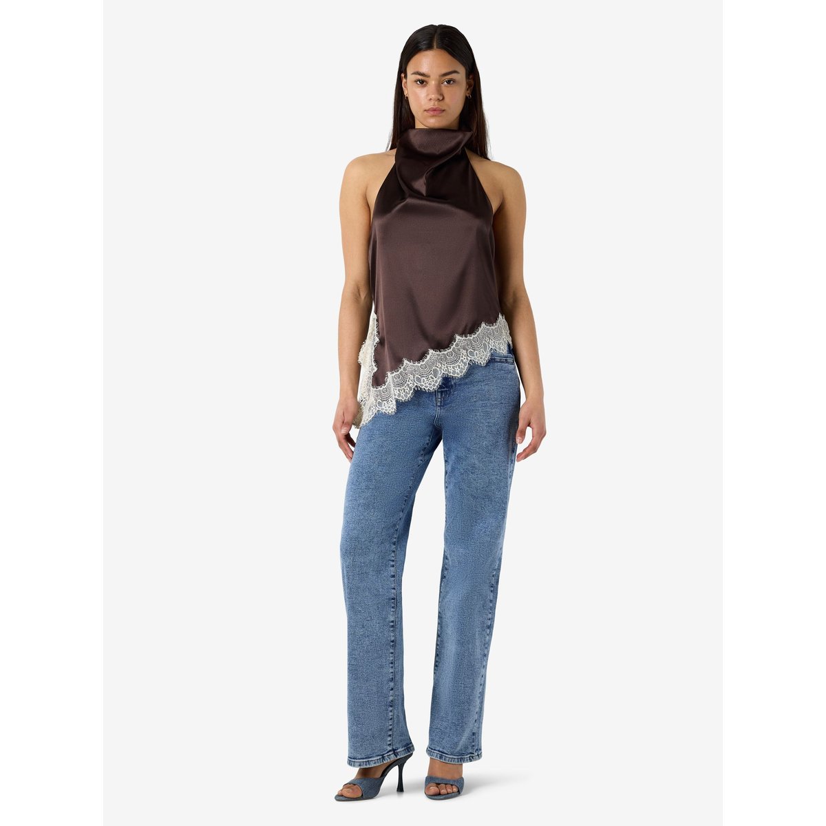 Top Dos Nu marron - chocolate brown1, NOISY MAY