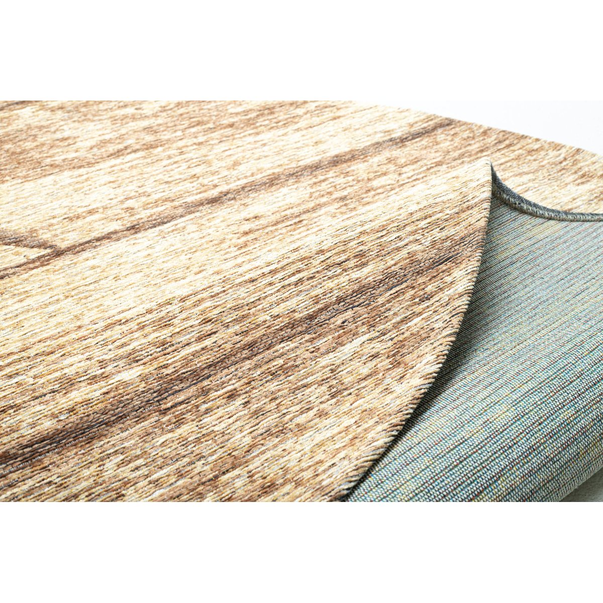Tapis salon moderne - KEITUM marron, THEKO
