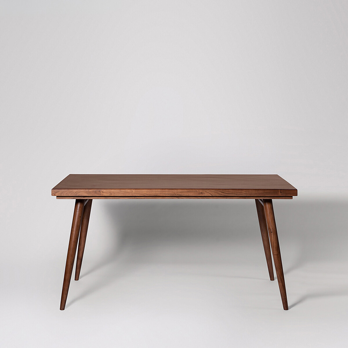 Metz Acacia Wood Dining Table dark acacia wood, SWOON