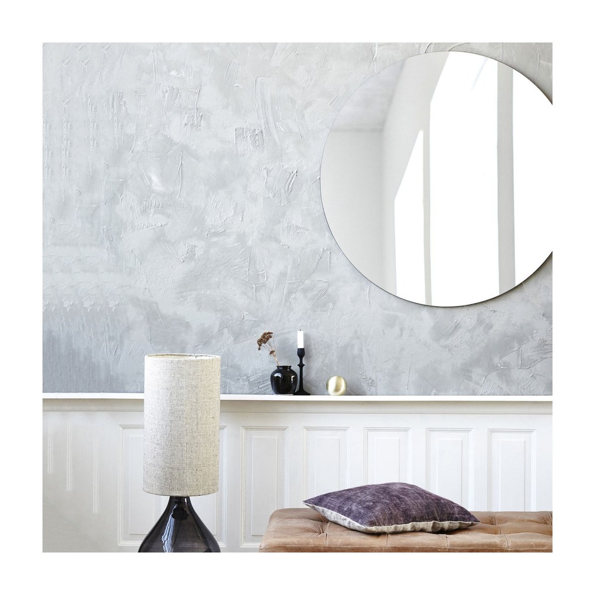Miroir Rond Walls Clear Diam 110 cm transparent, HOUSE DOCTOR