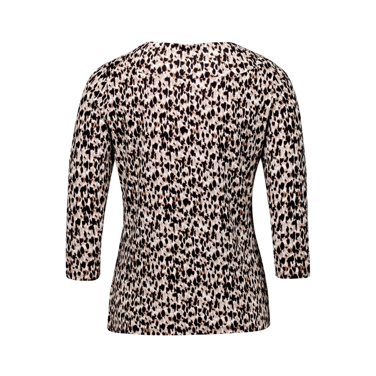 Haut imprimé à boucle beige/noir, BETTY BARCLAY