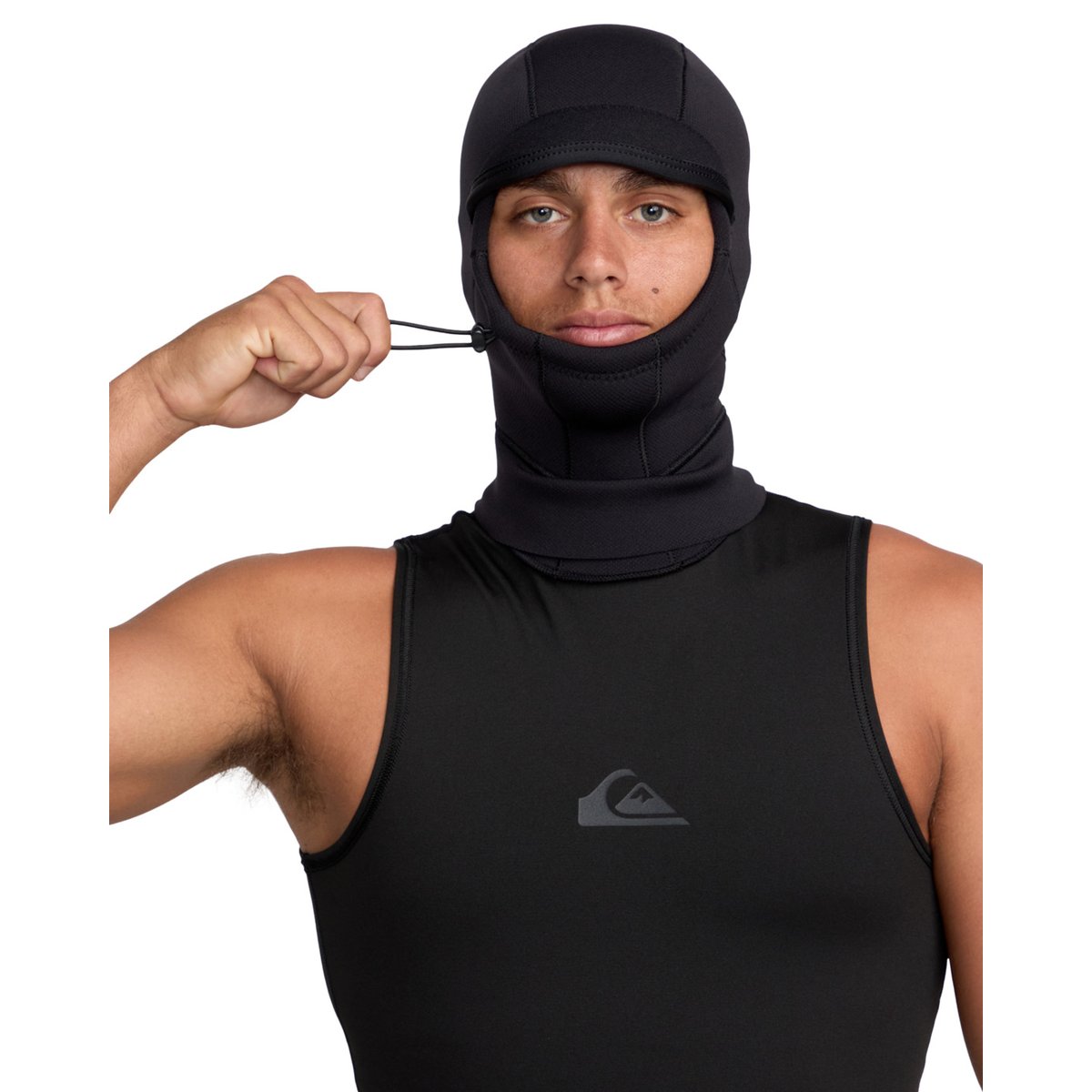Veste à capuche en néoprène MARATHON SESSIONS 1MM noir black, QUIKSILVER