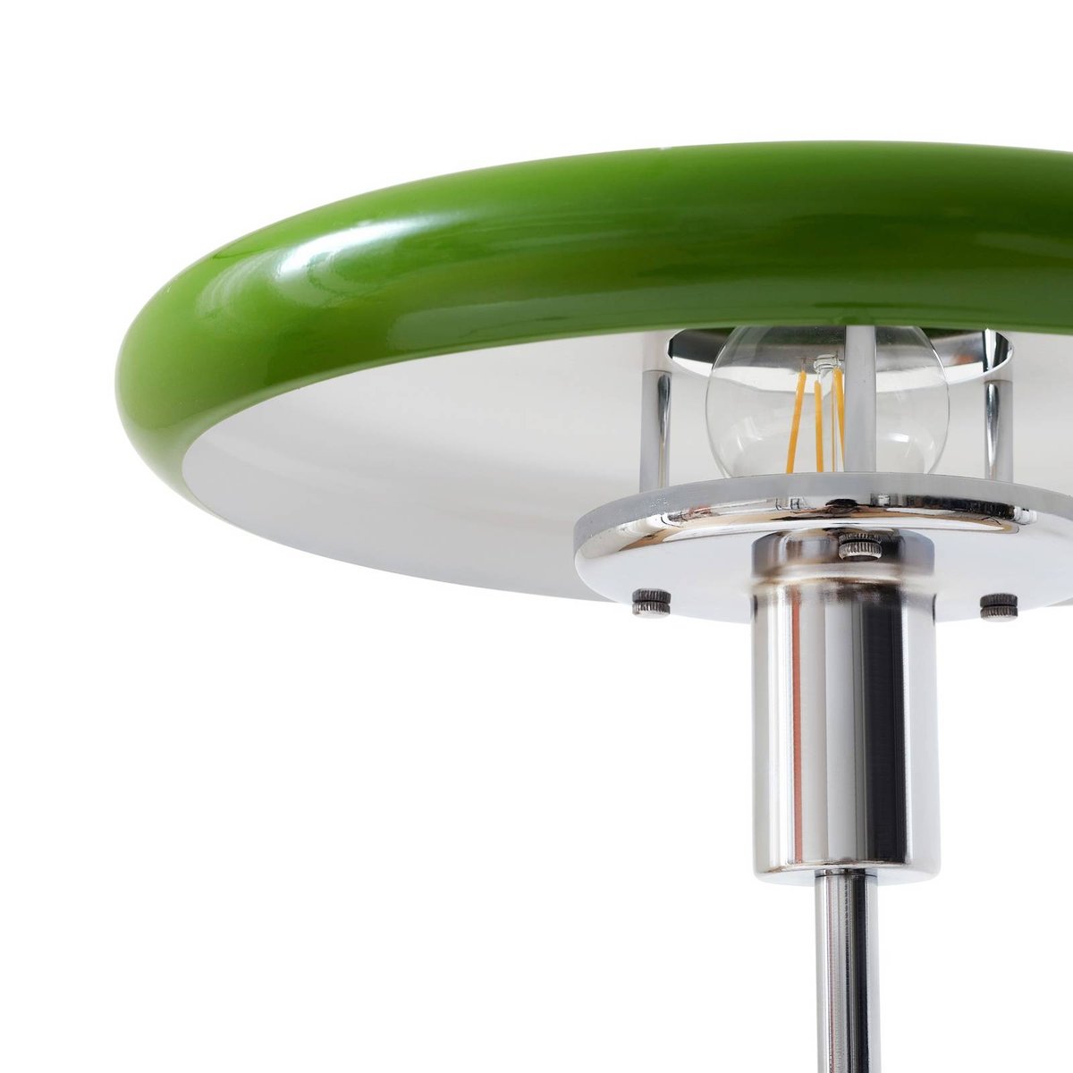 Lampadaire en métal vintage, Branford vert, LINDBY