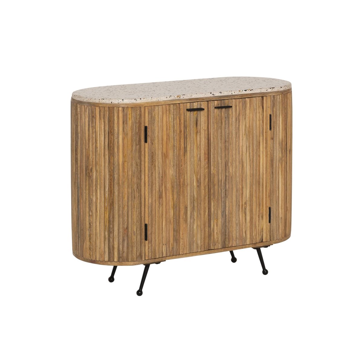 Buffet en bois de manguier AMBRINE bois clair, MADE IN MEUBLES