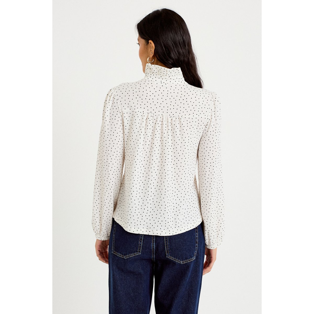 Blouse manches longues blanc, CACHE CACHE