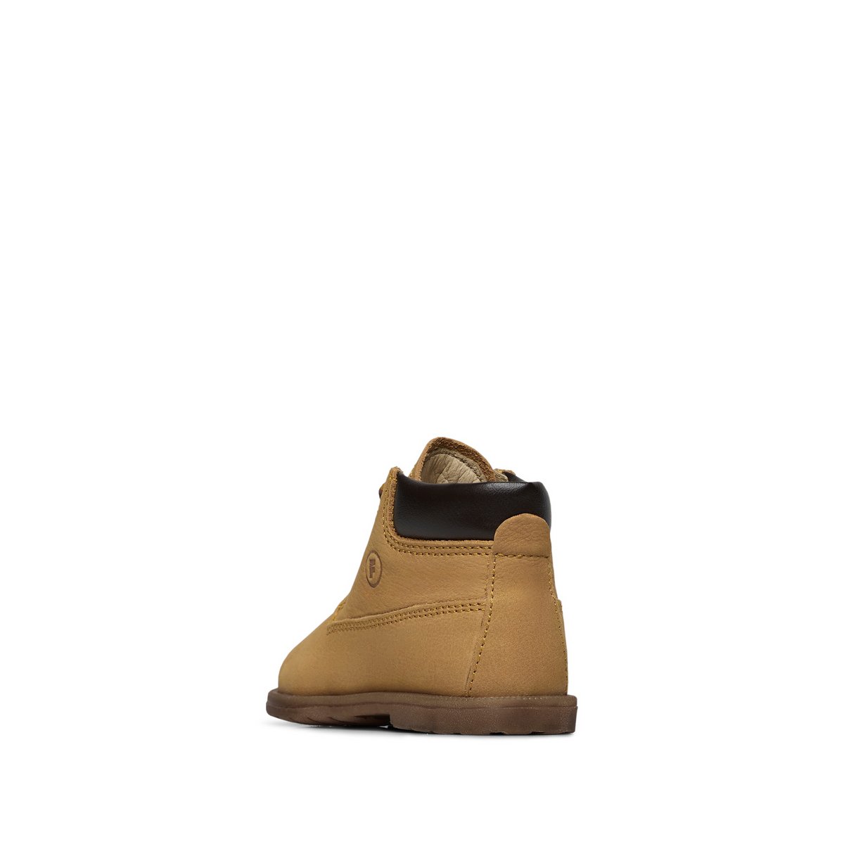 Bottines en cuir et suède STAMBECCO jaune ocre, FALCOTTO