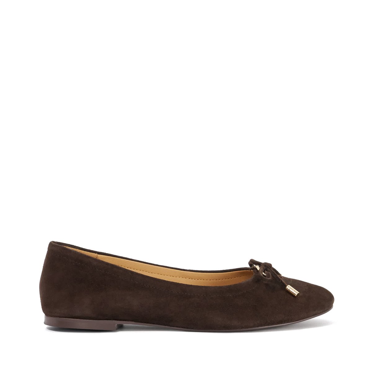 Ballerines en cuir ajourées - HALI brown-suede, DUNE LONDON
