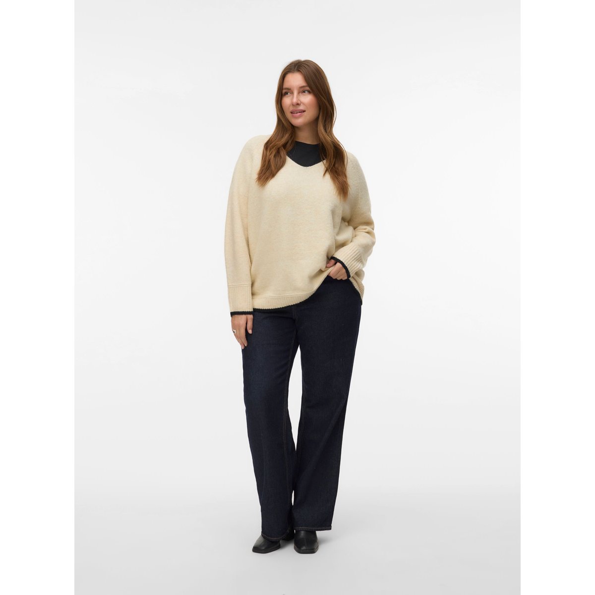 Pull En Maille birch, VERO MODA