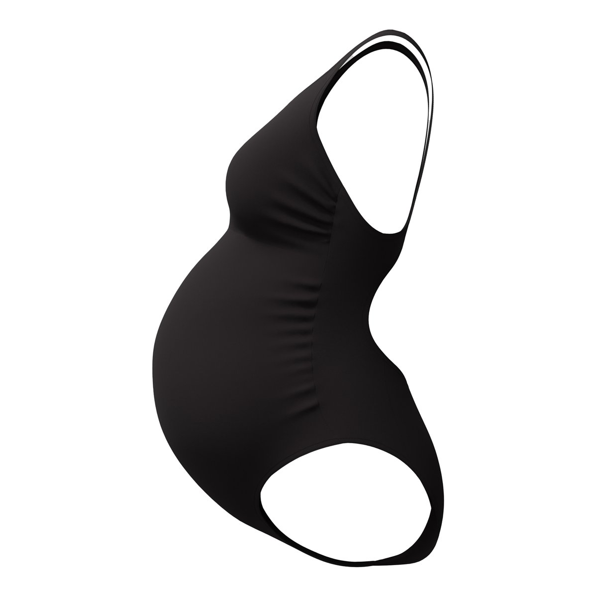 Maillot de bain de grossesse 1 pièce dos nageur noir, SPEEDO