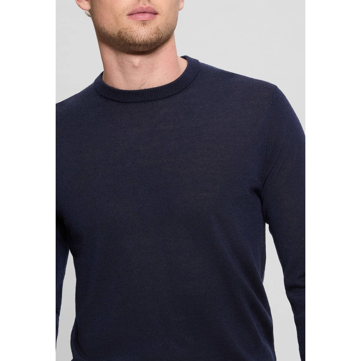 Pull-Over Laine bleu foncé, GUESS