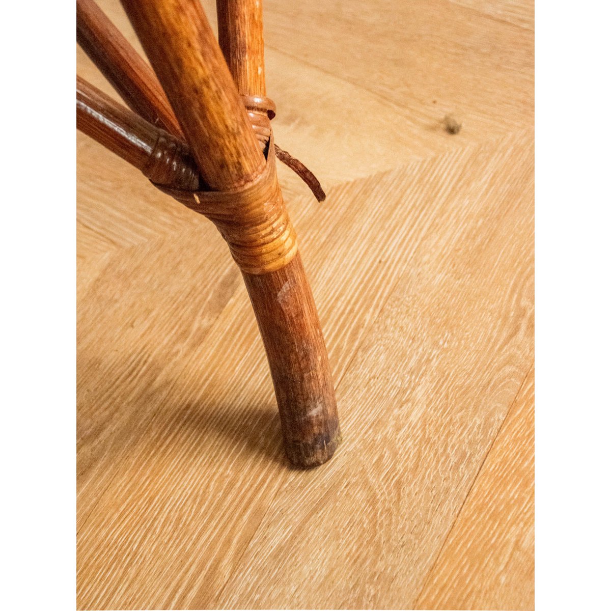 Grand fauteuil en rotin Ernest N°733 - Bon état multicolore, DEBONGOUT