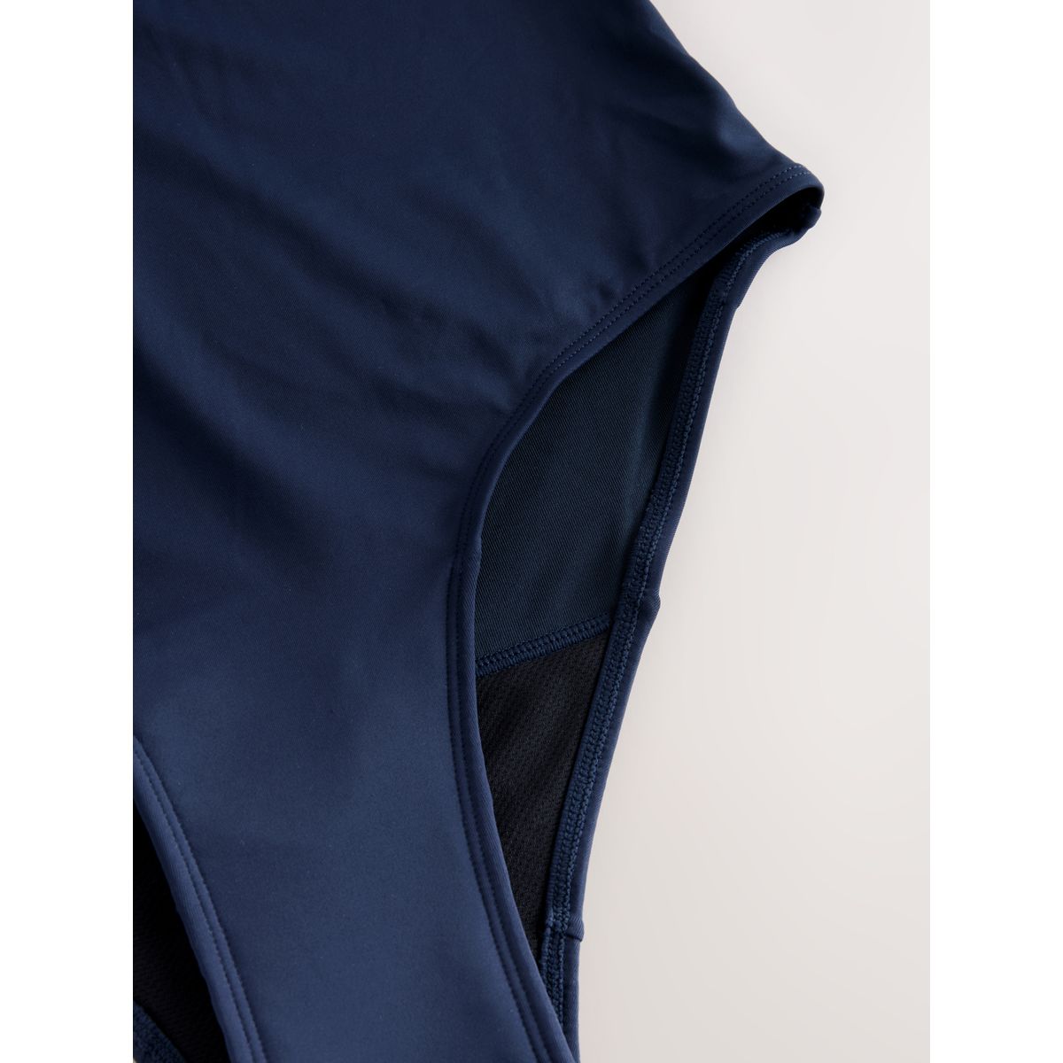 Maillot de bain menstruel effet ventre plat bleu marine, NEXT