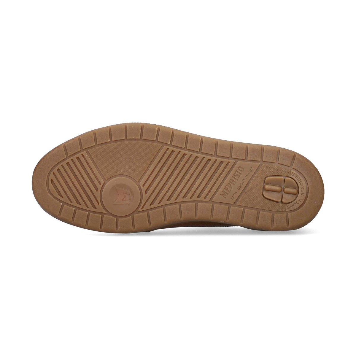 Baskets en cuir HUGH noisette 5137, MEPHISTO