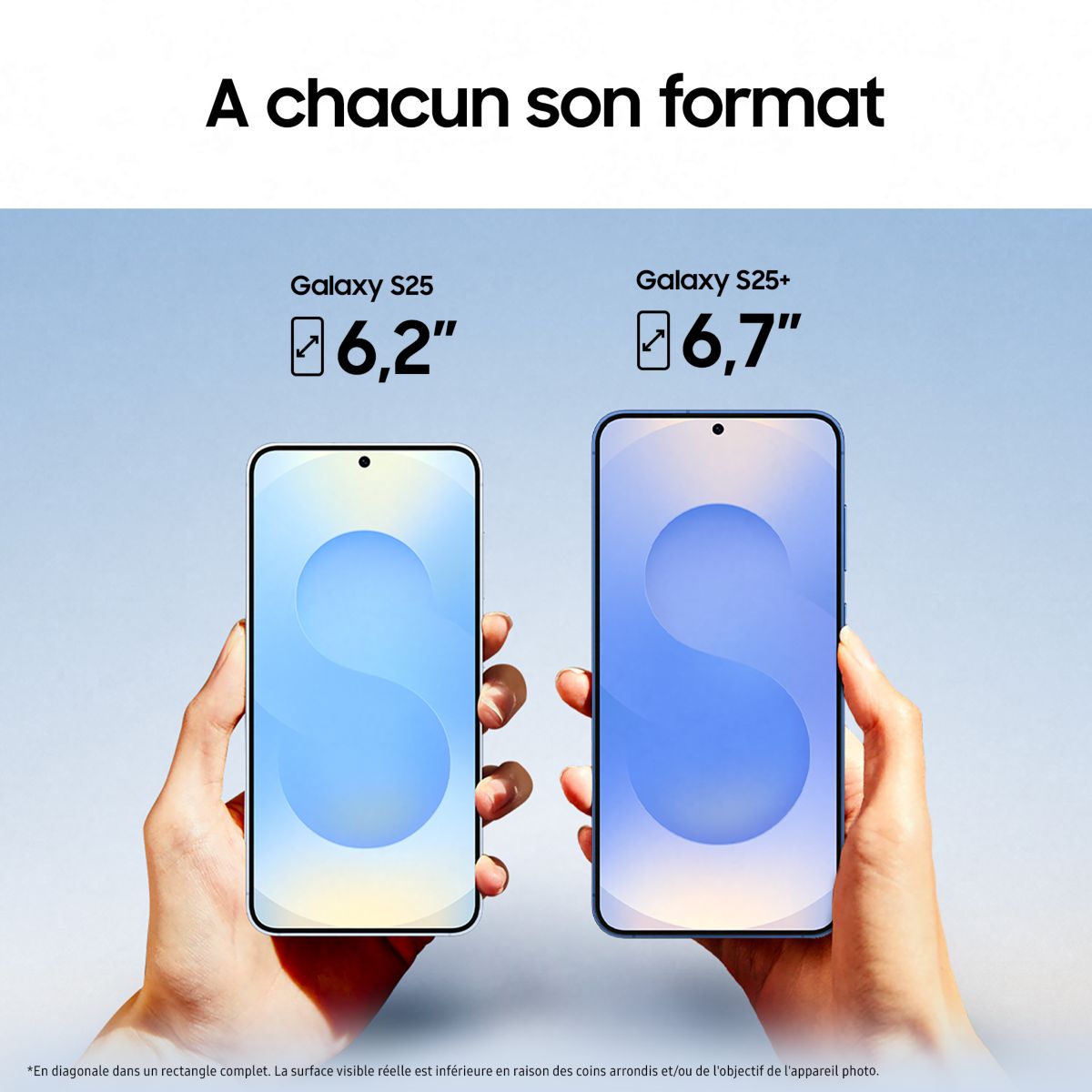 Smartphone Galaxy S25 5G 128Go Gris couleur unique, SAMSUNG