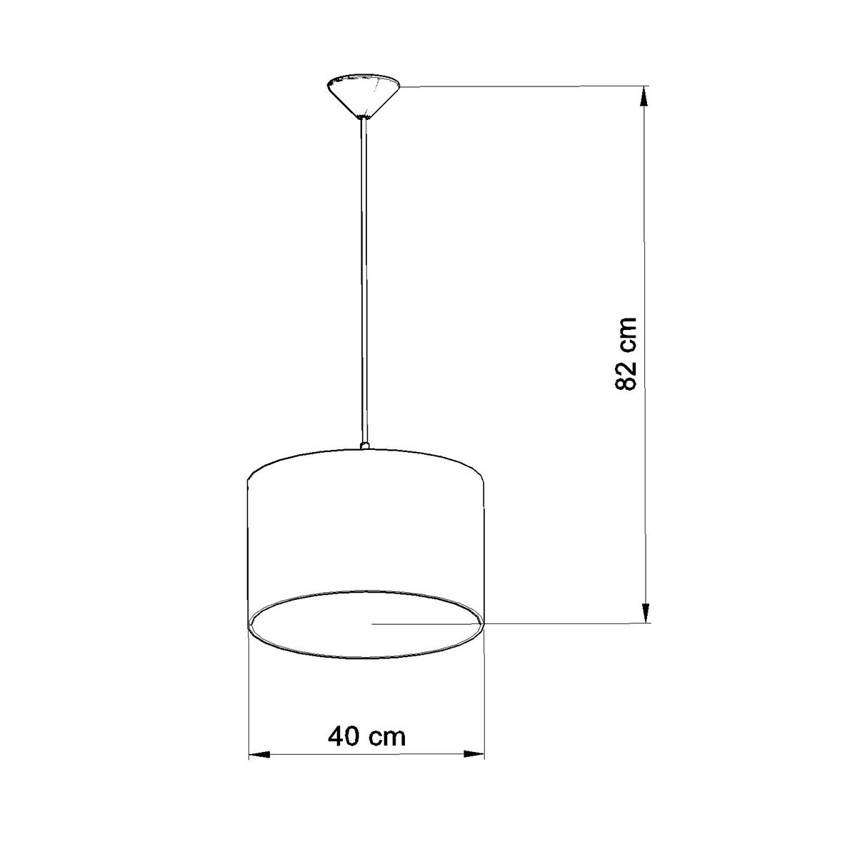 Suspension PVC Blanc/noir/vert E27 1 Football C40 blanc, EDEN