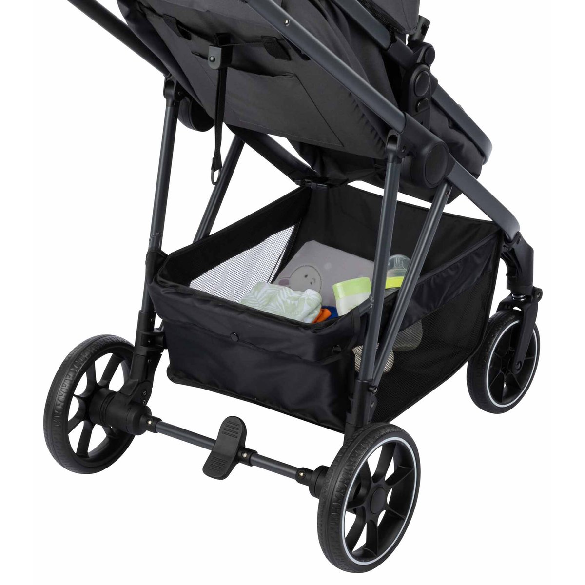 BEBECONFORT Poussette Trio Brume avec siège auto i-Size mineral graphite, BEBECONFORT