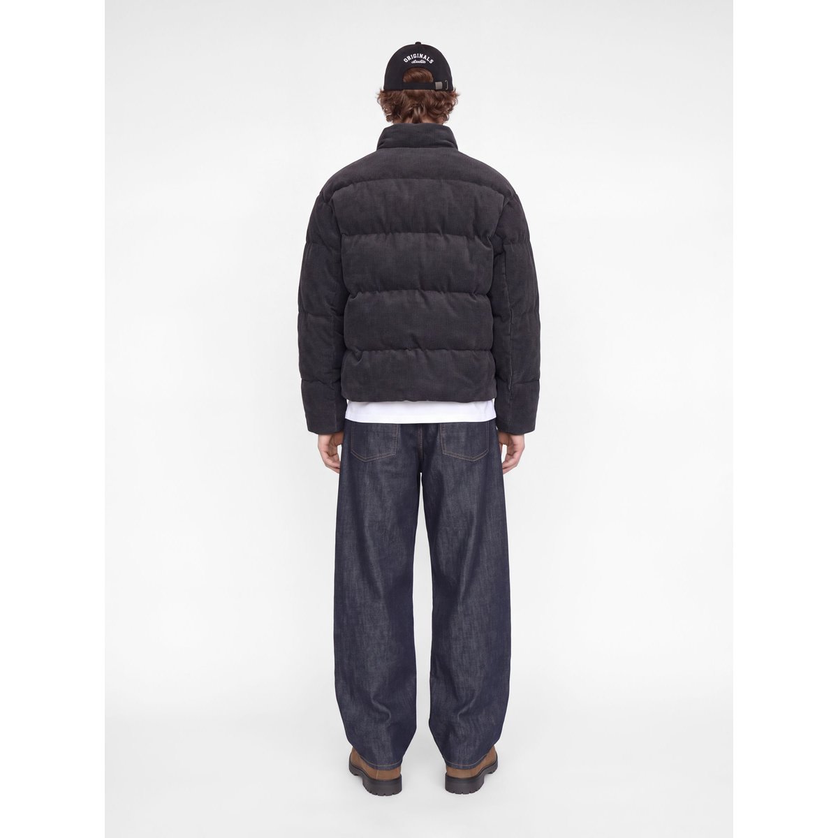 Veste En Corduroy grise - obsidian 1, JACK & JONES