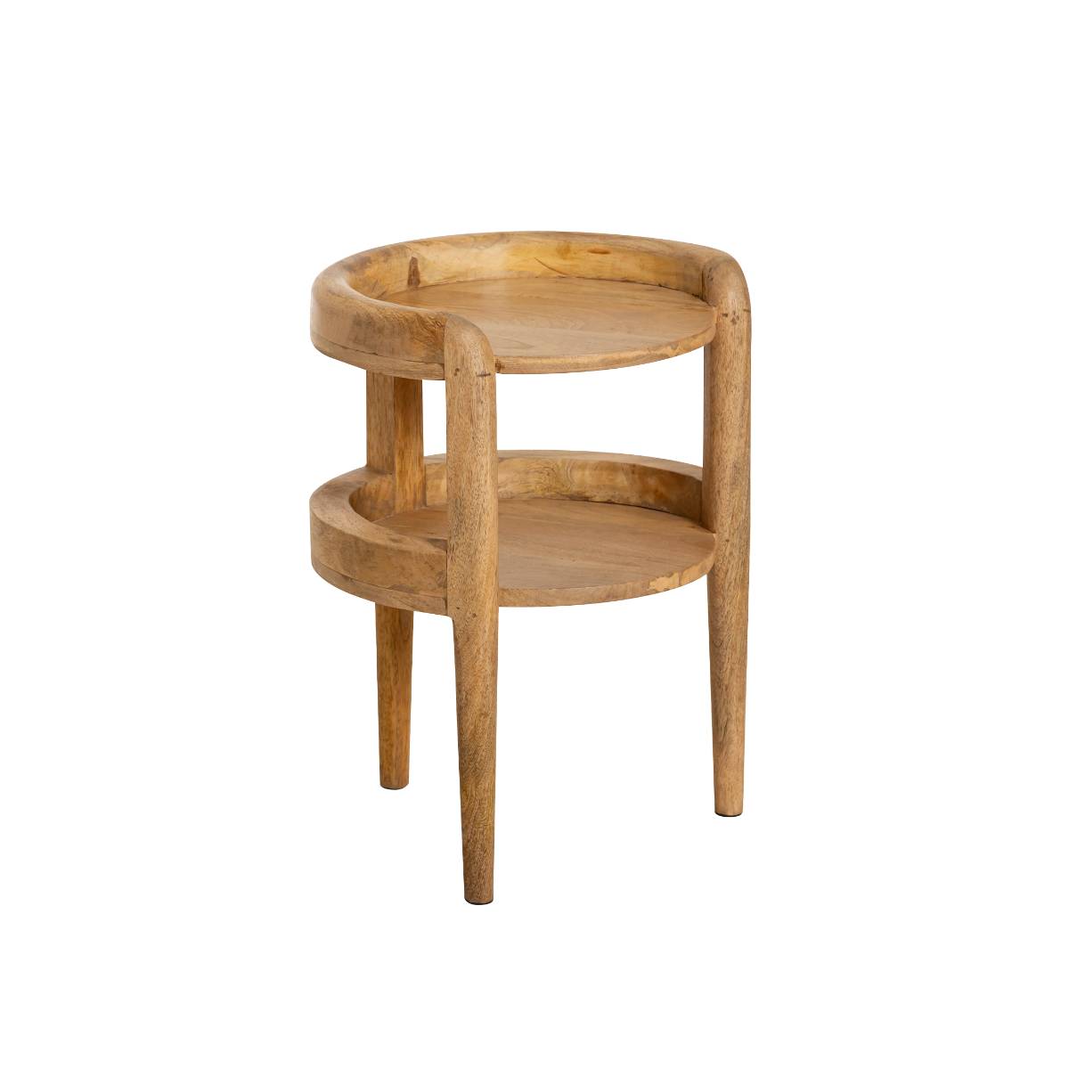 Chevet en bois de manguier ALLYE bois clair, MADE IN MEUBLES