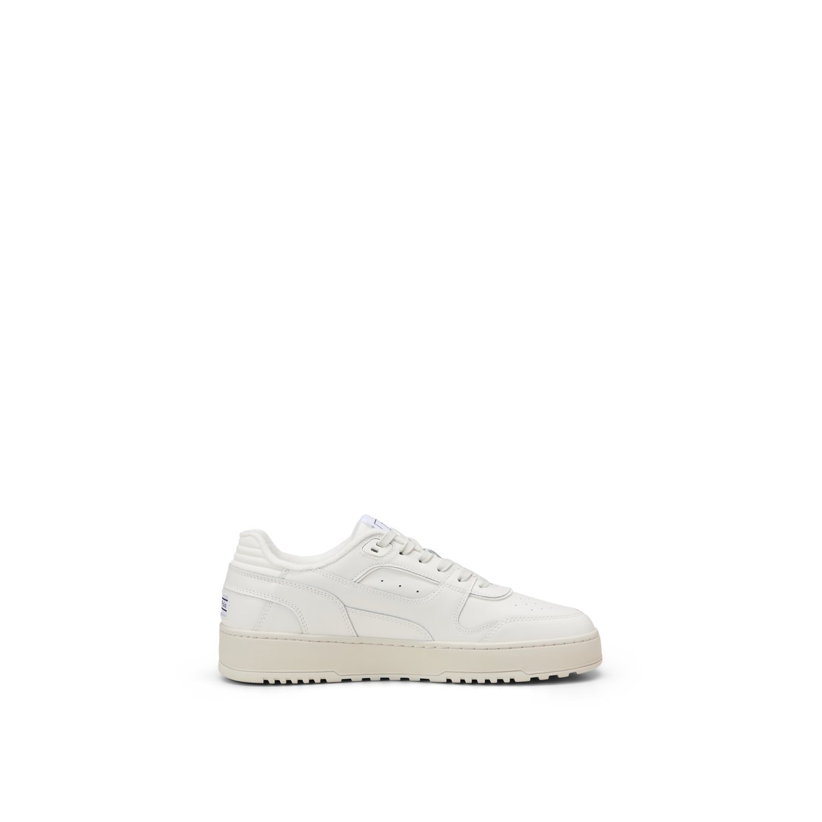 Baskets Modèle Carlo en cuir de vache noble blanc naturel, MARC O'POLO