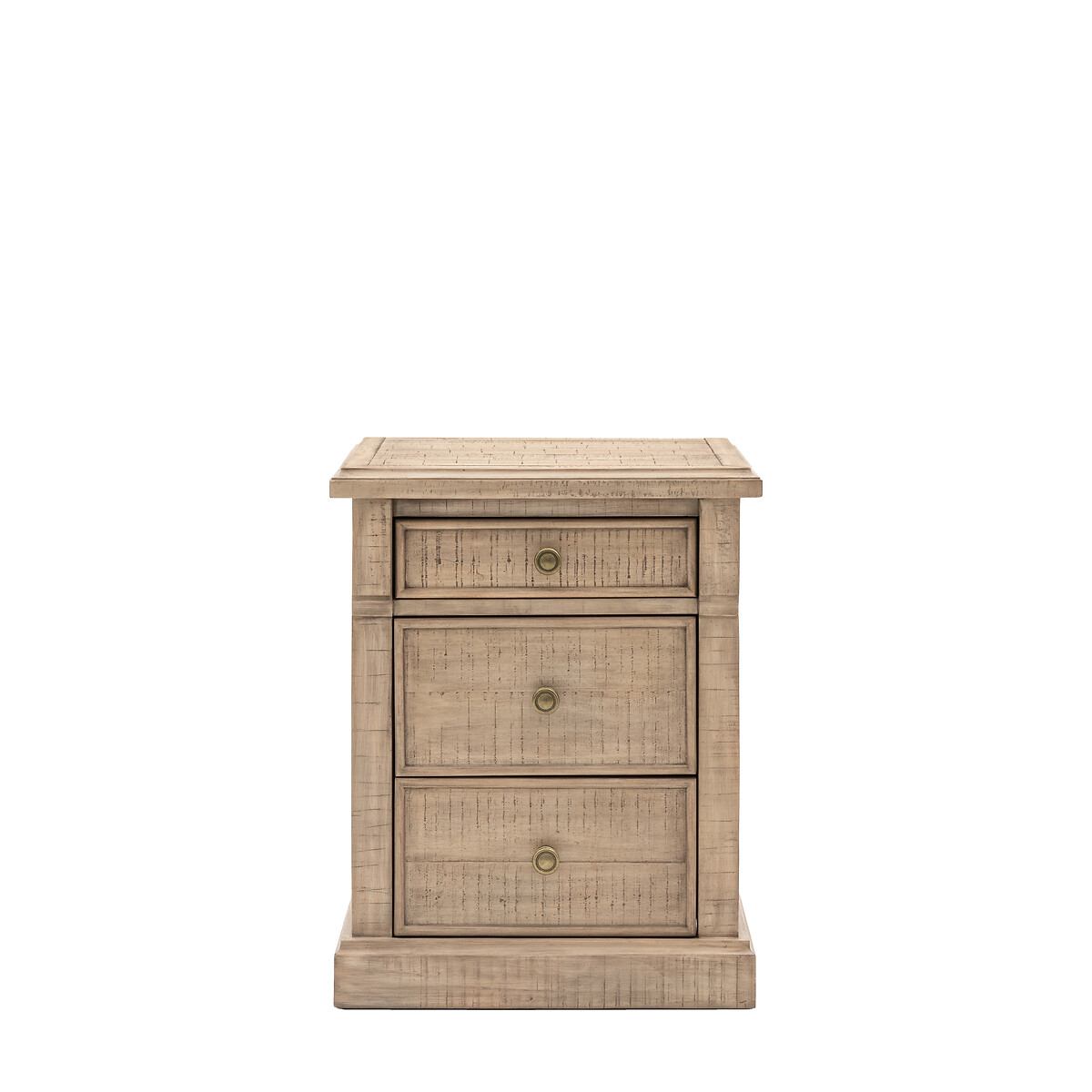 Vinton American Pine 3 Drawer Bedside natural, ÉDITÉ