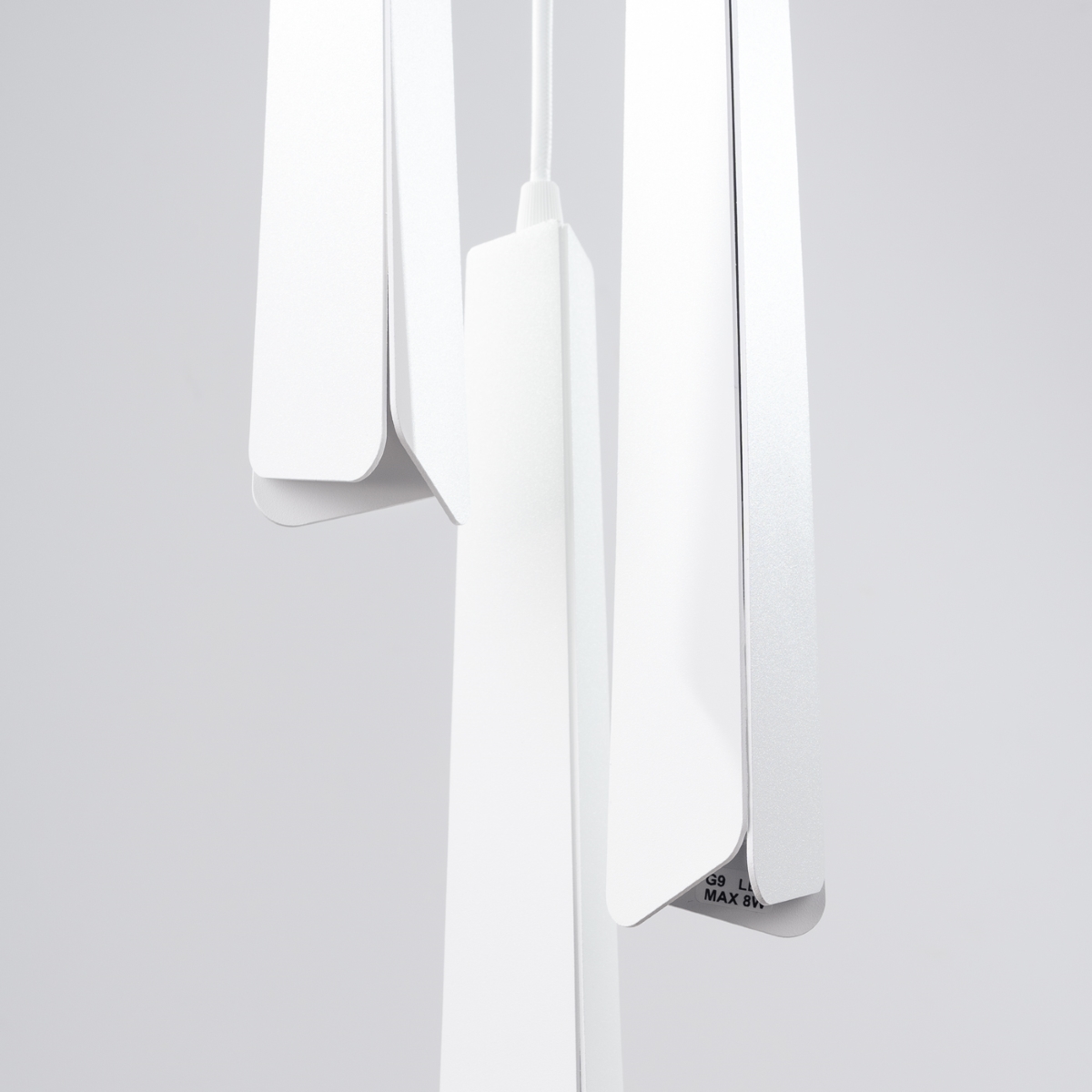 Suspension Acier Blanc G9 3 Prysm blanc, EDEN