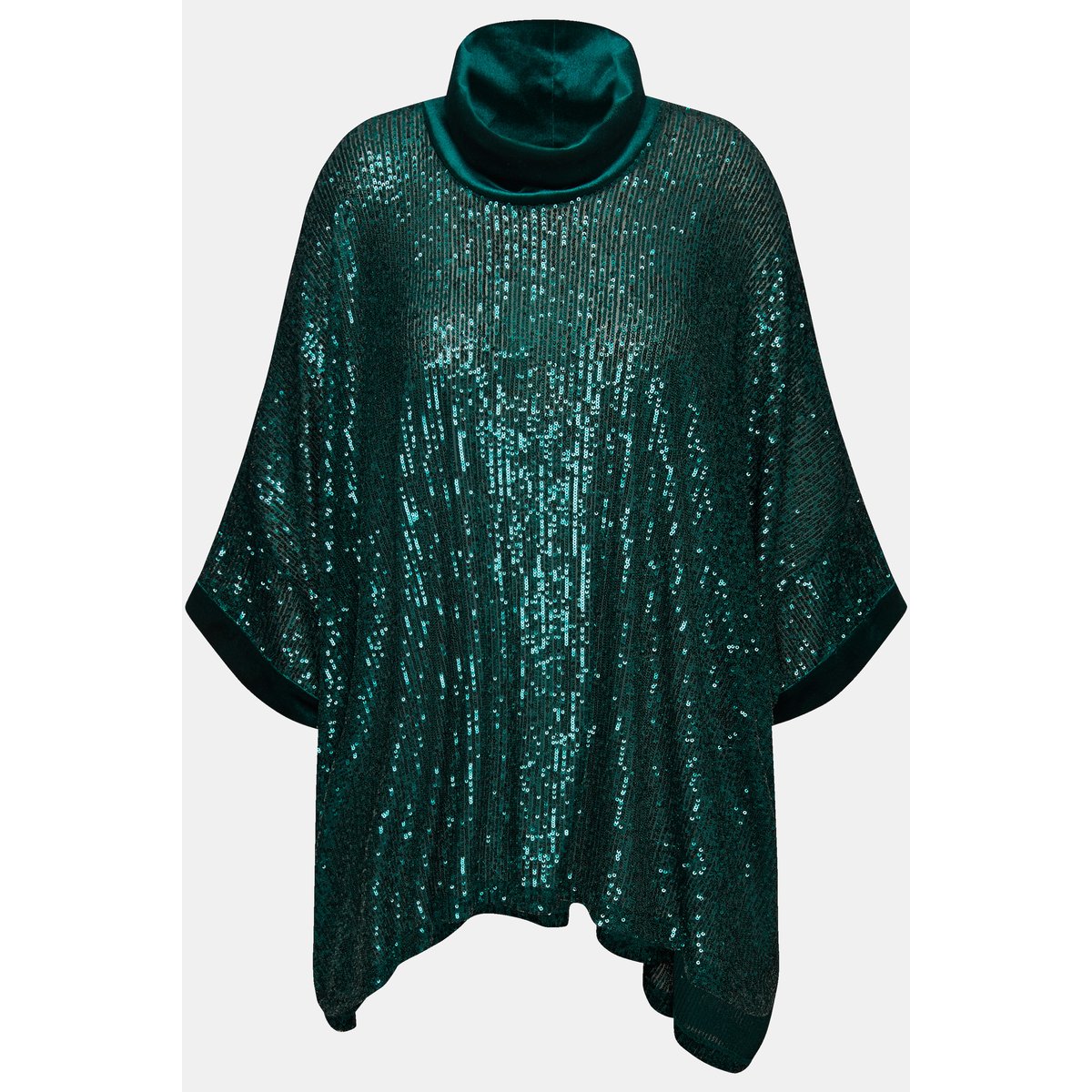 T-shirt oversized à paillettes vert foncé, ULLA POPKEN