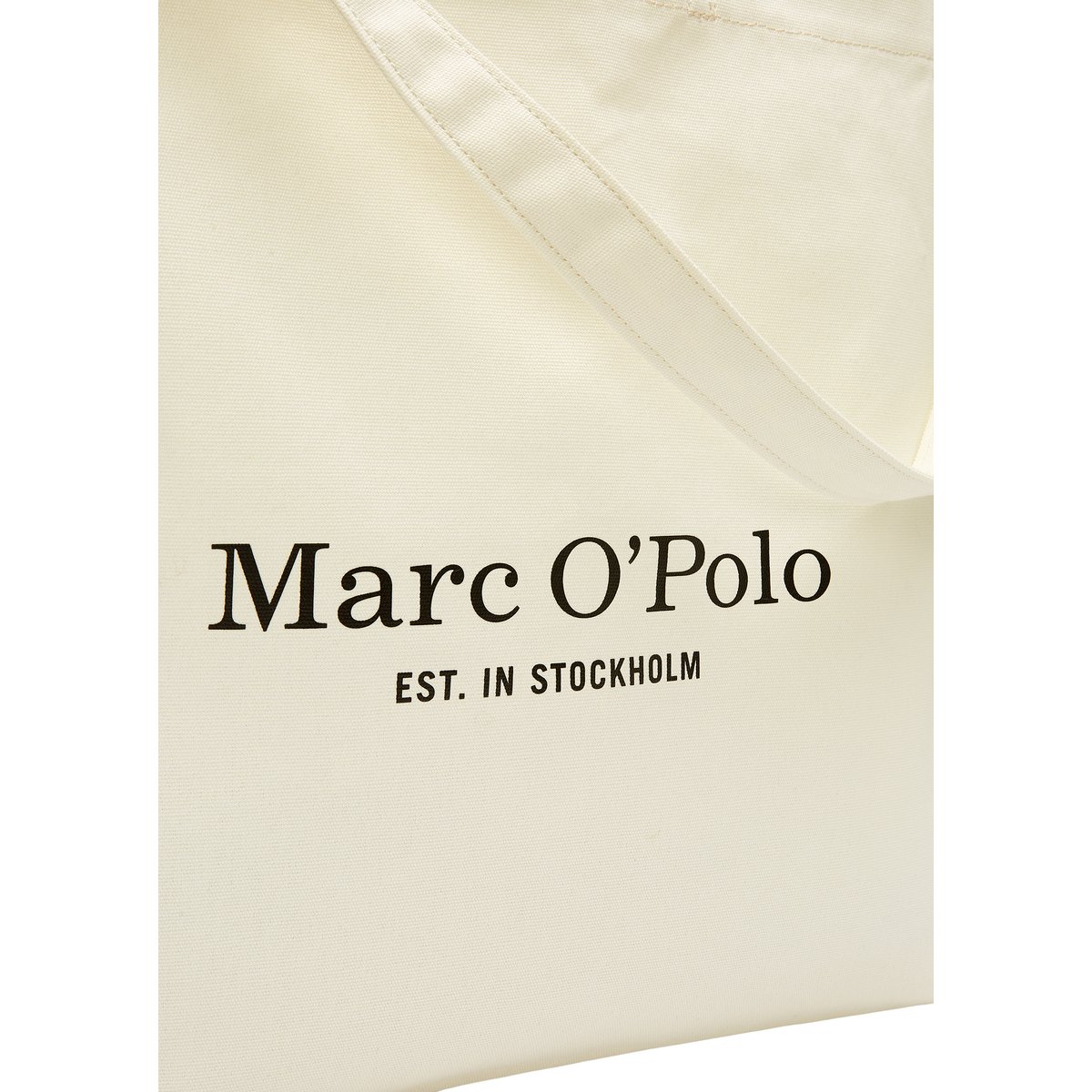Cabas en coton biologique robuste blanc, MARC O'POLO