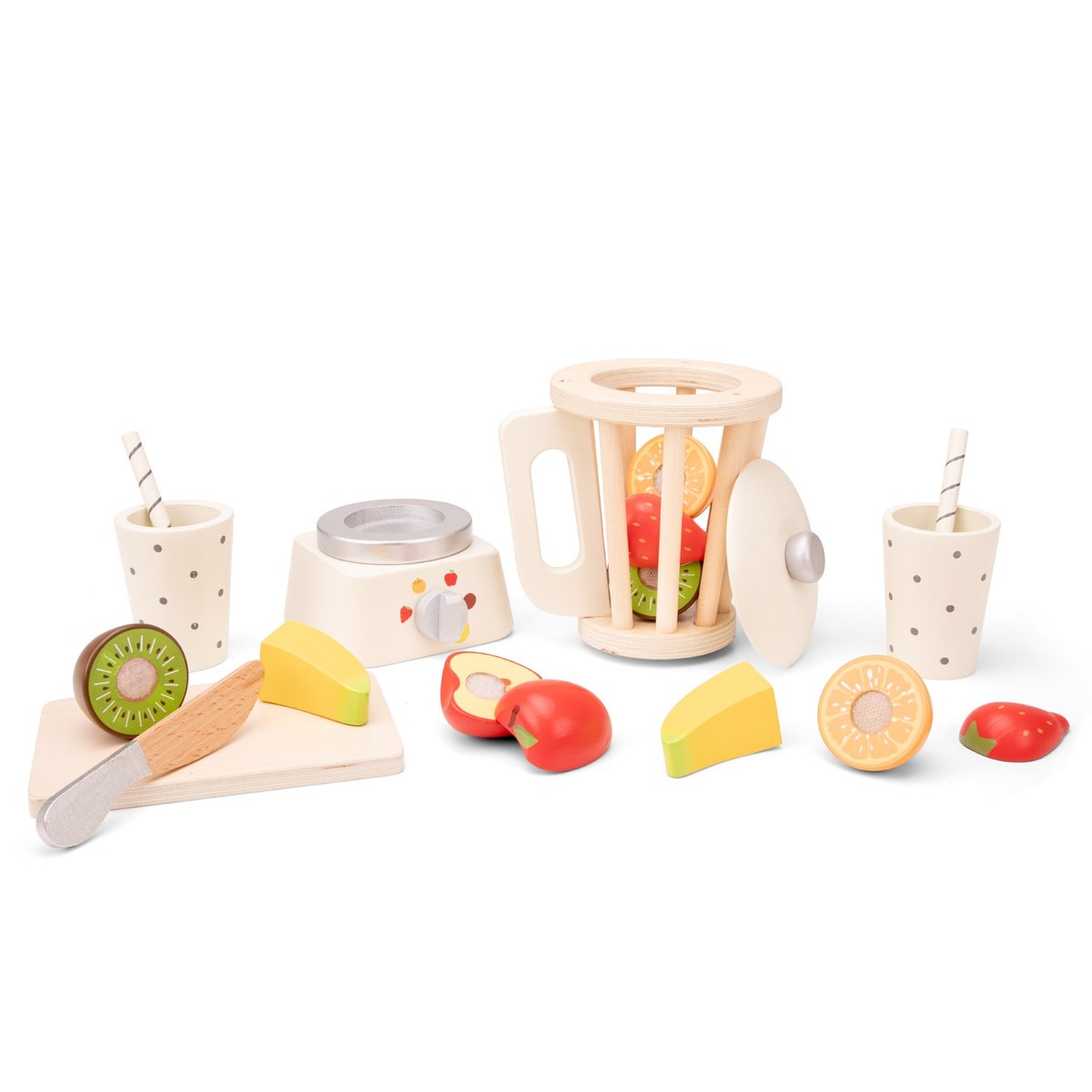 Ensemble pour préparer des smoothies blanc, NEW CLASSIC TOYS