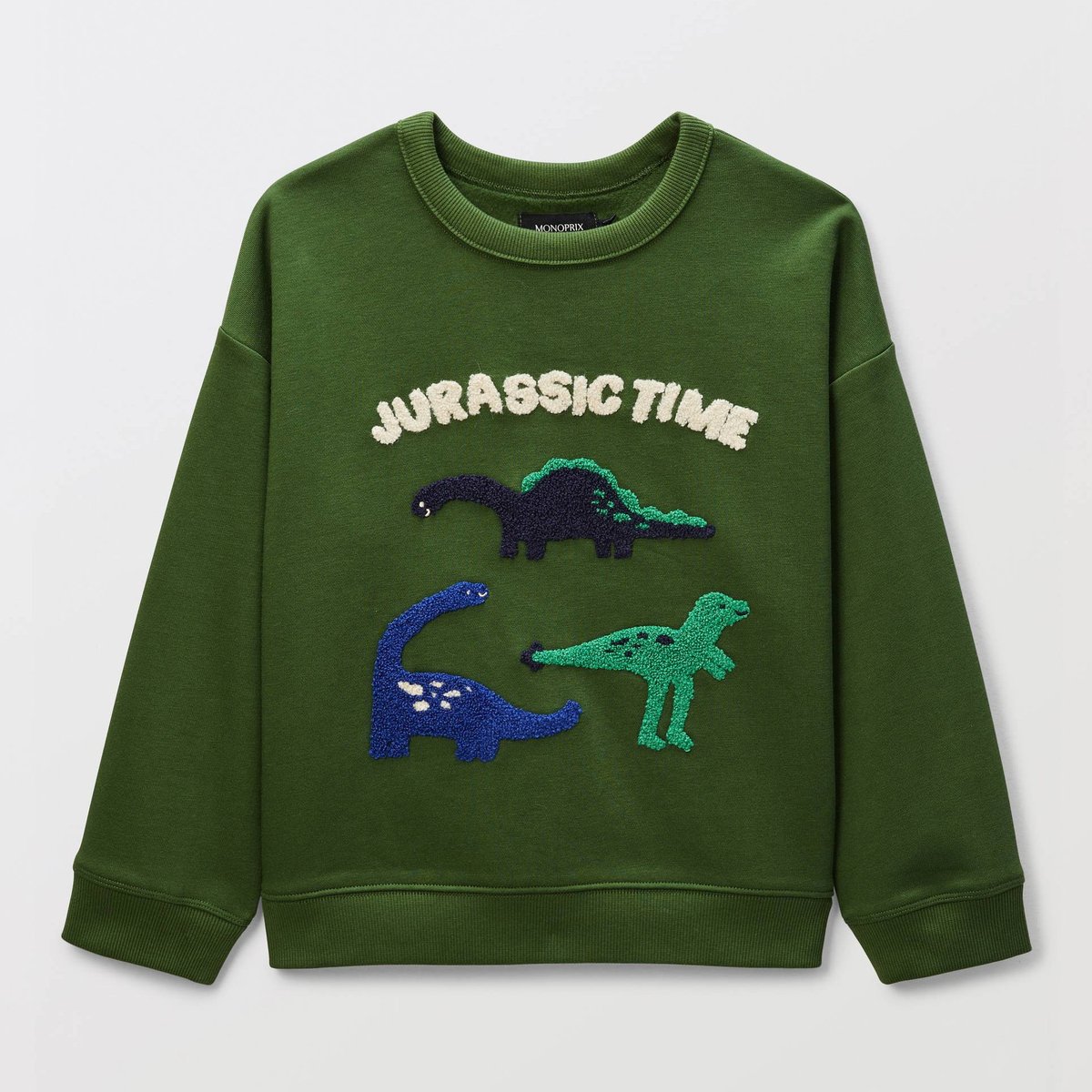 Sweat imprimé en coton BIO GOTS frene, MONOPRIX