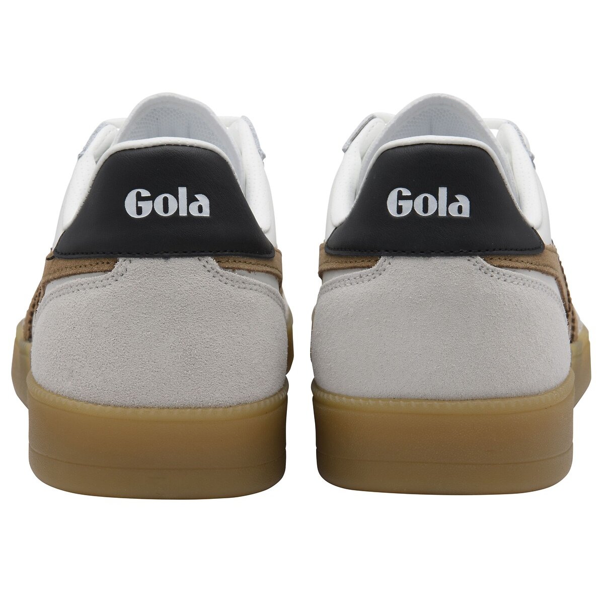 Baskets Viper Leather blanc/marron, GOLA