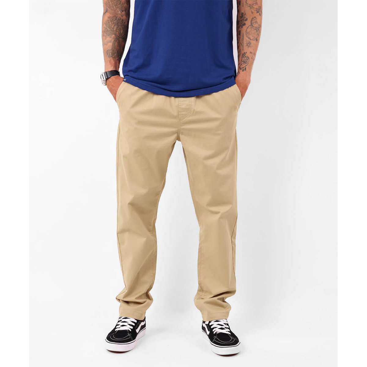Pantalon élastiqué stretch ONAGHEL beige, OXBOW