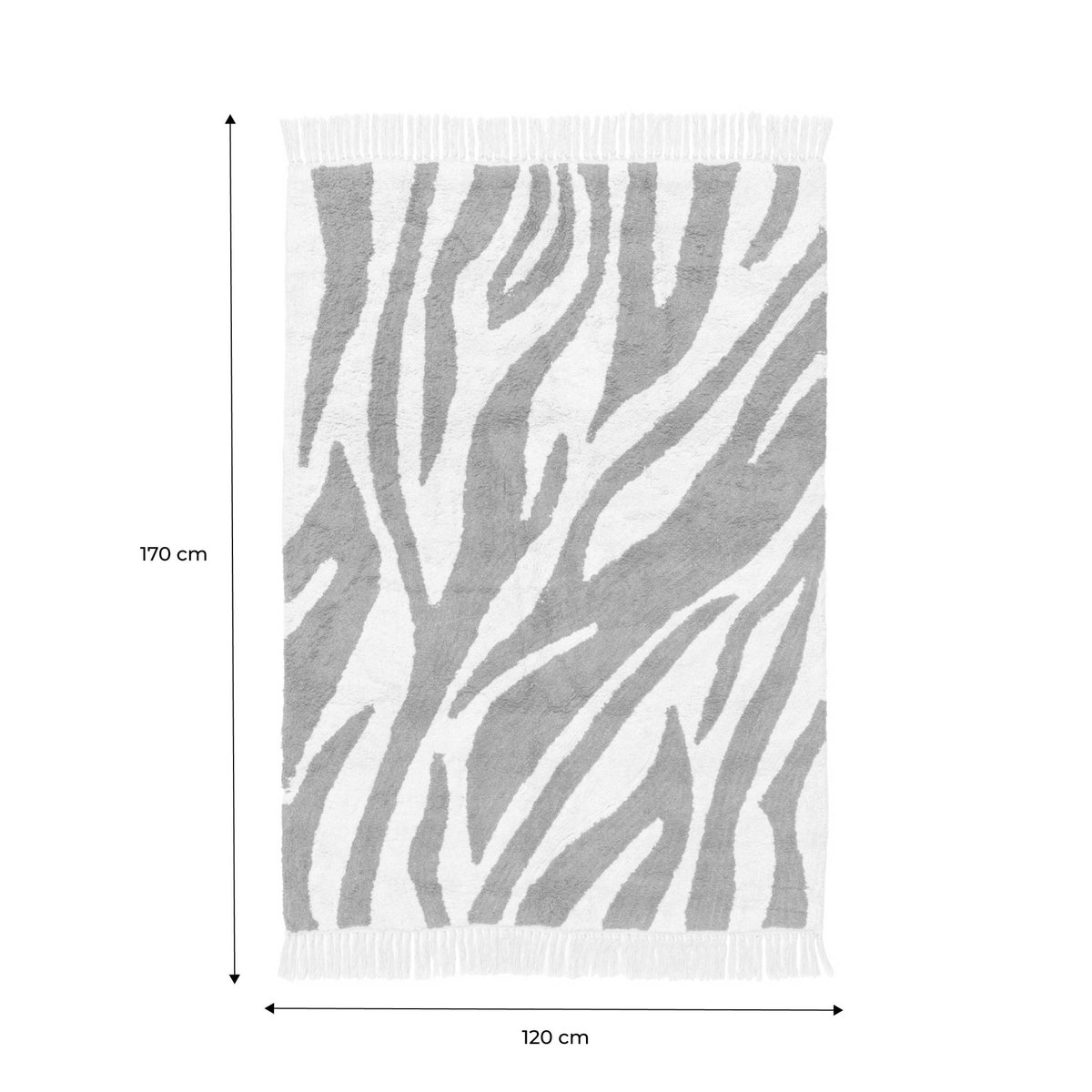 Tapis intérieur rectangulaire contemporain JOSH brique, SWEEEK