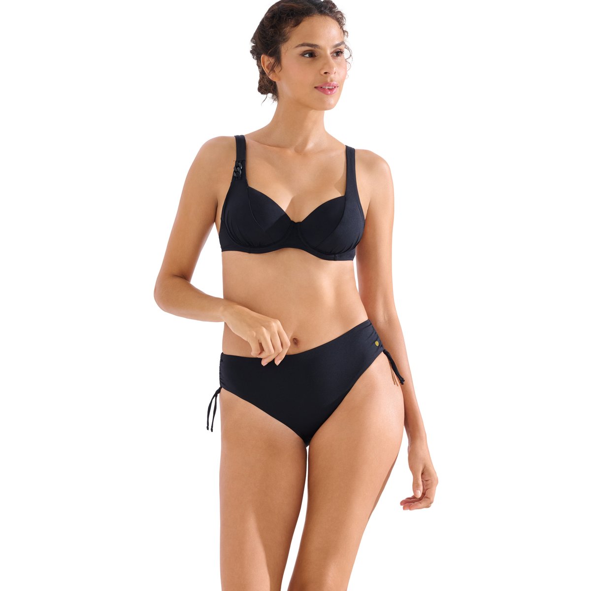 Haut maillot de bain armaturé PALMA noir, LISCA