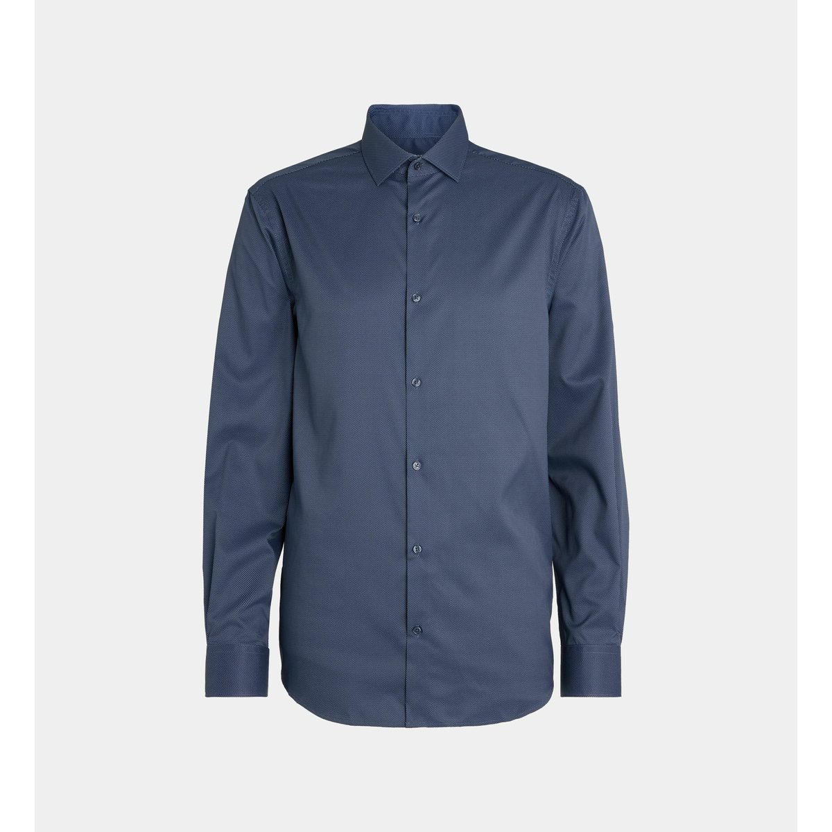Chemise droite performance hdoperf à motif géométrique bleu, GALERIES LAFAYETTE