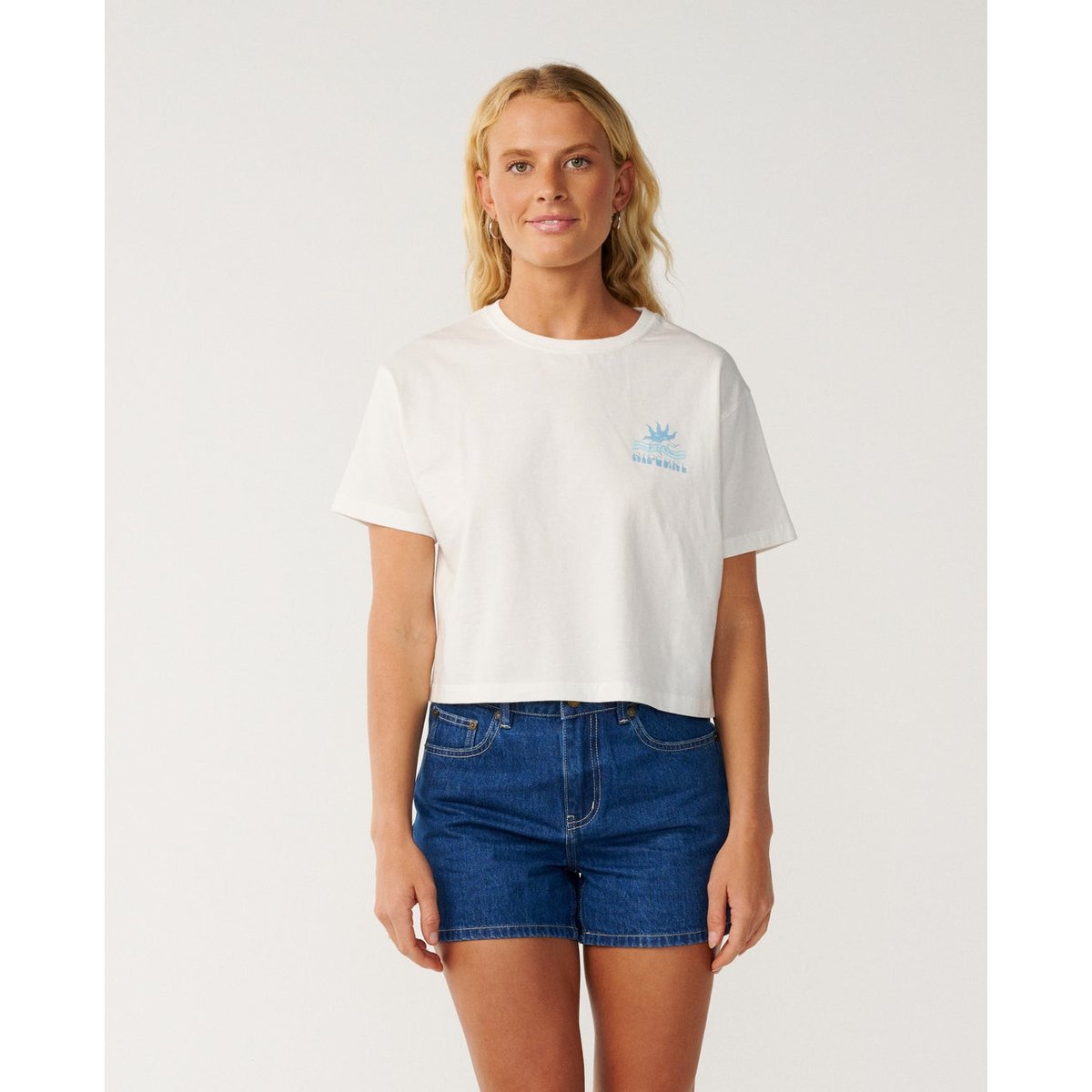 T-shirt CROP SWELL bone, RIP CURL