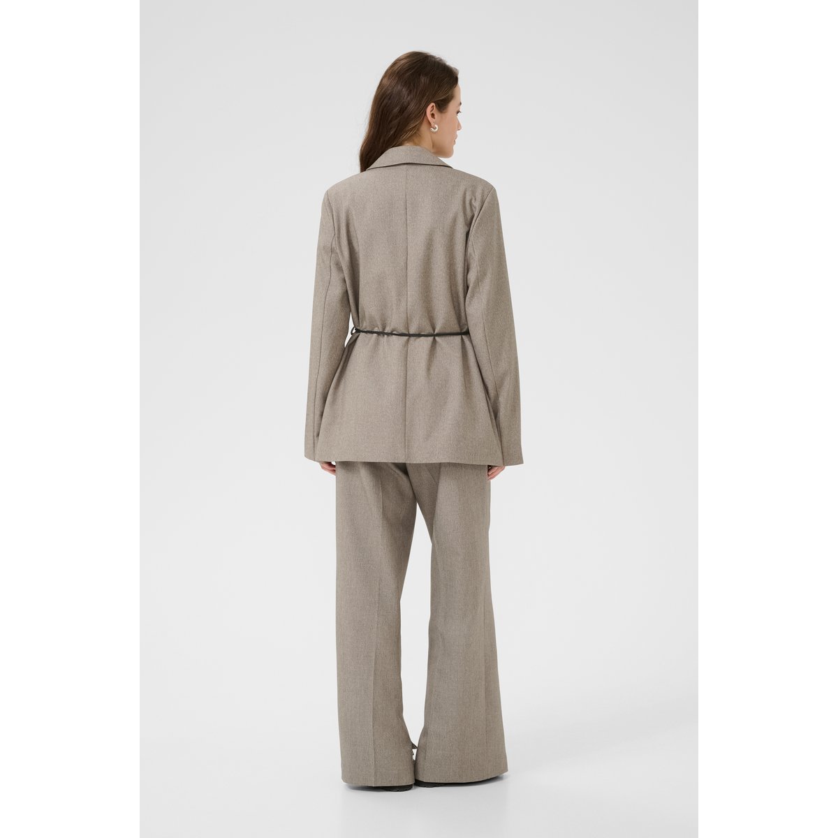 Blazer beige feather gray melange, KAFFE