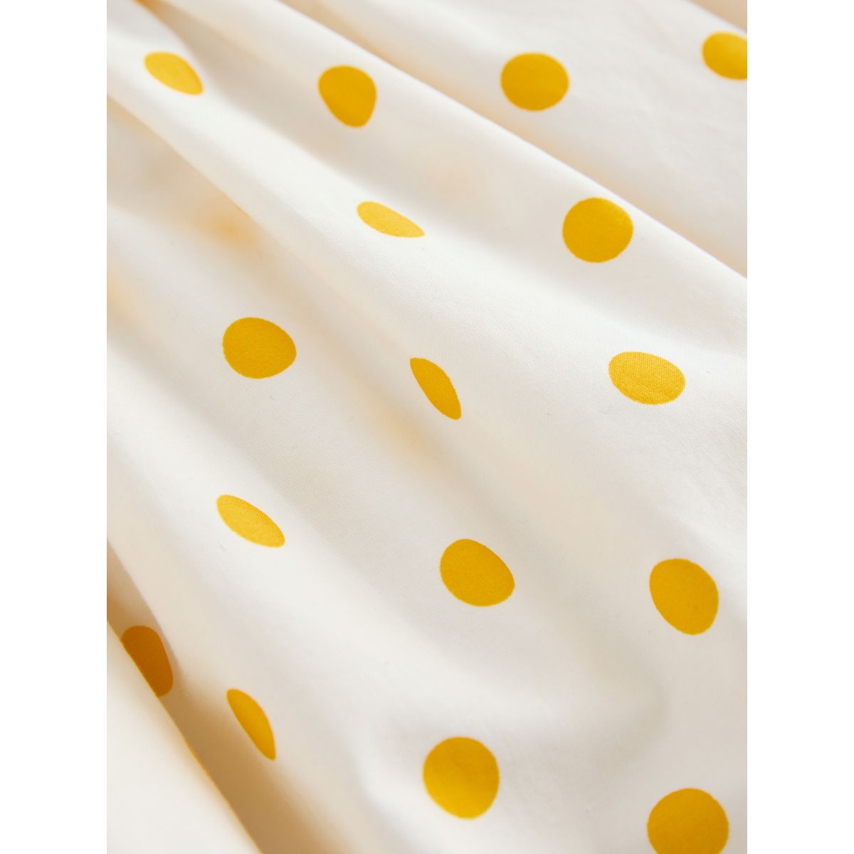 Ensemble jupe et chemisier pois jaunes et blancs, NEXT