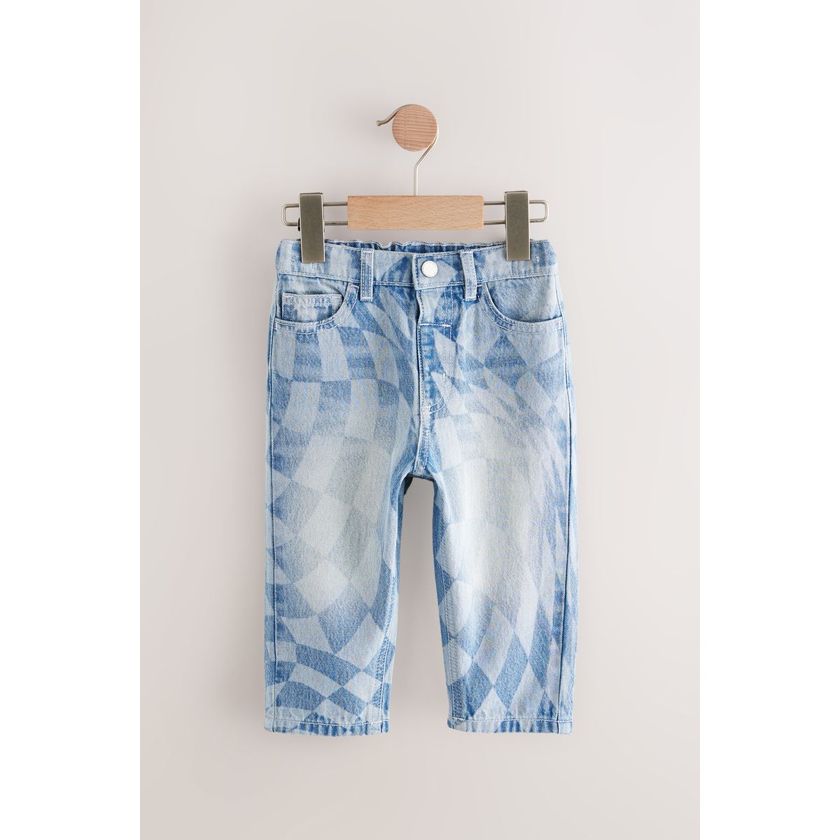 Jean à damier jean bleu clair, NEXT