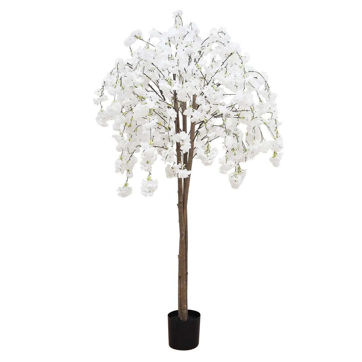 Cerisier artificiel retombant blanc 180cm autres, LIGNE DECO