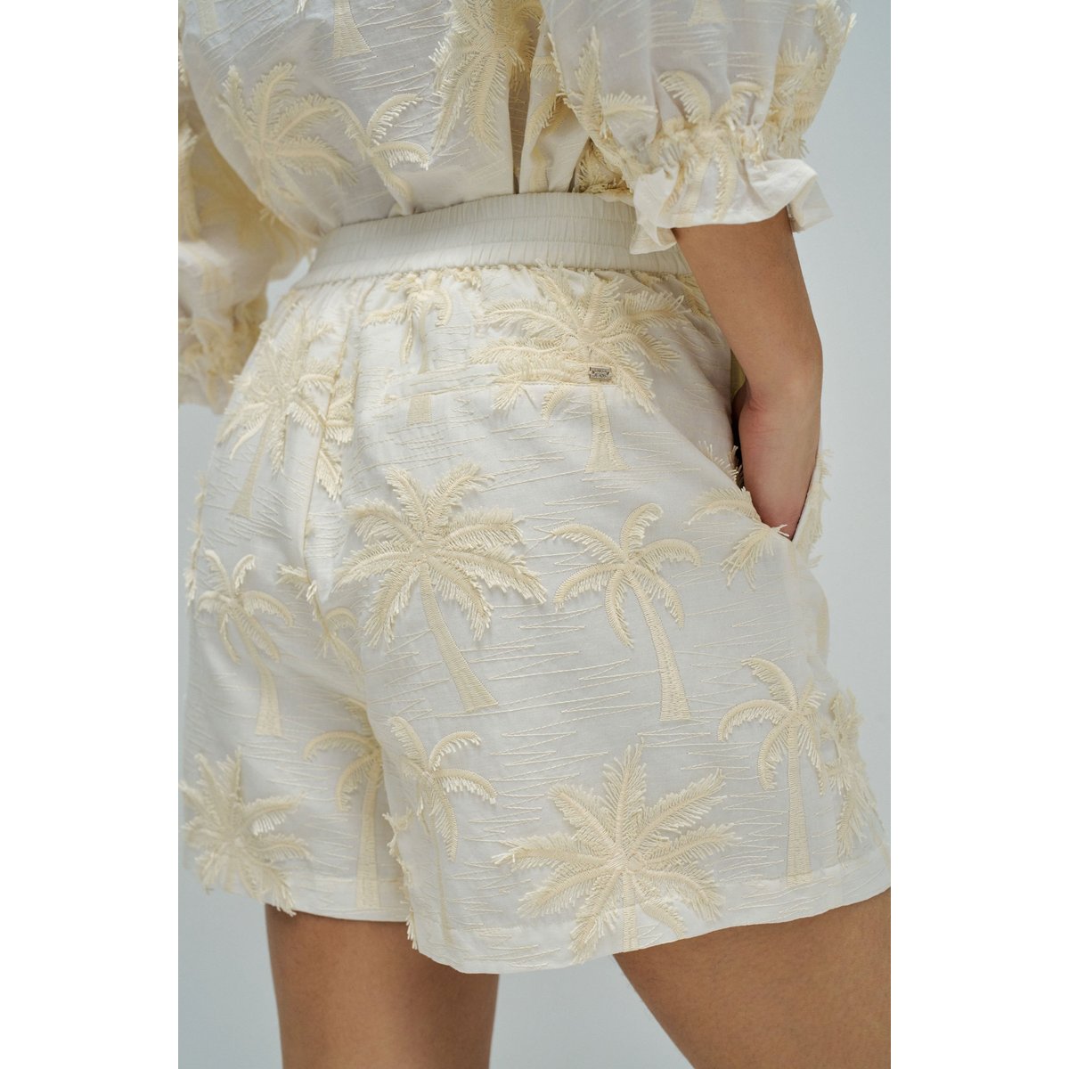 PANTALONS AVEC EFFET TRIDIMENSIONNEL blanc, SALSA JEANS