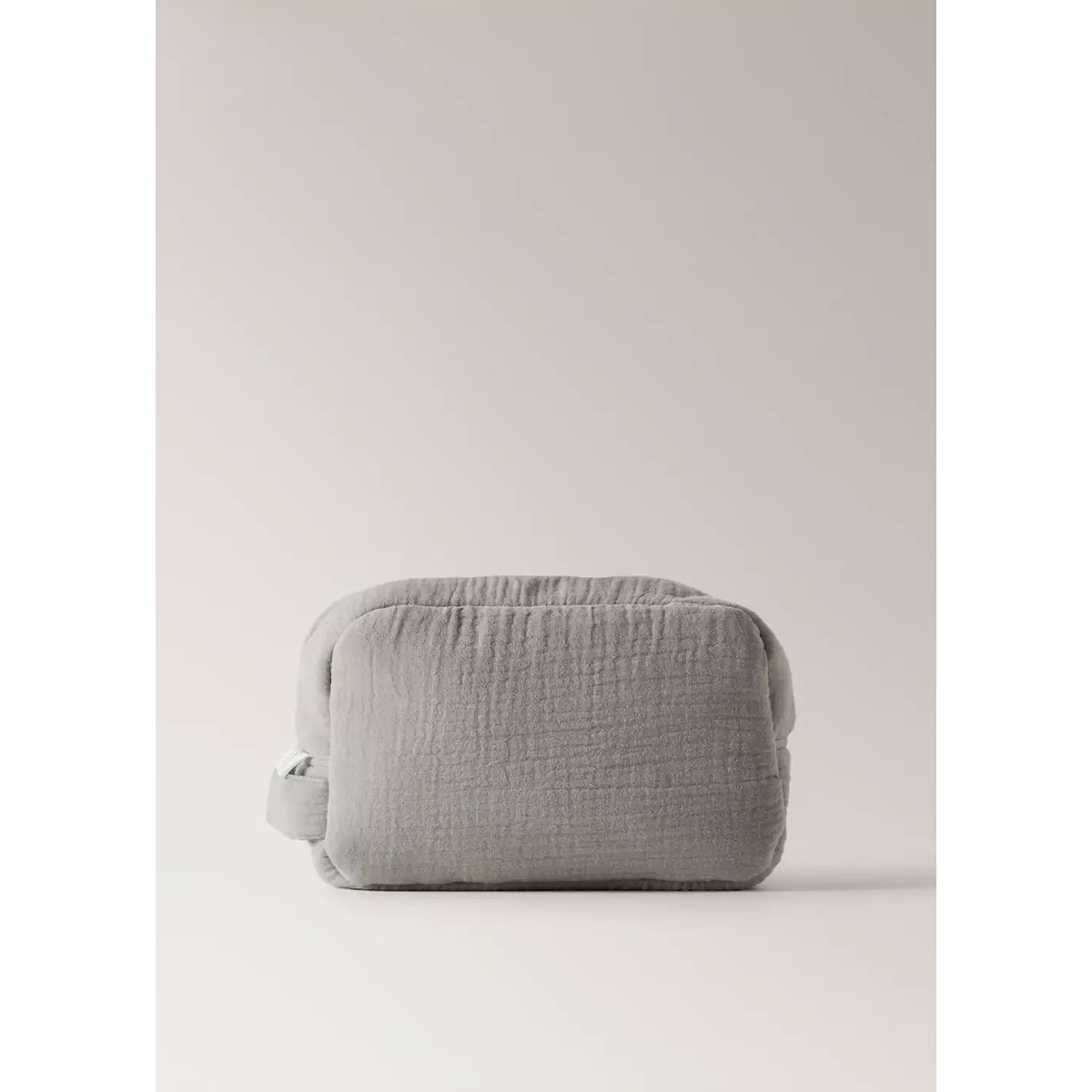 Trousse de toilette enfant en gaze de coton marron moyen, MANGO HOME