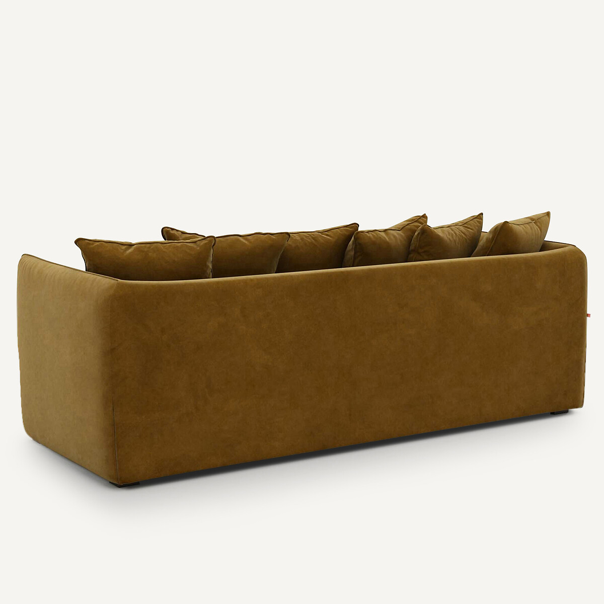 Canapé 3, 4 ou 5 places, en velours, Neo Chiquito bronze, AM.PM