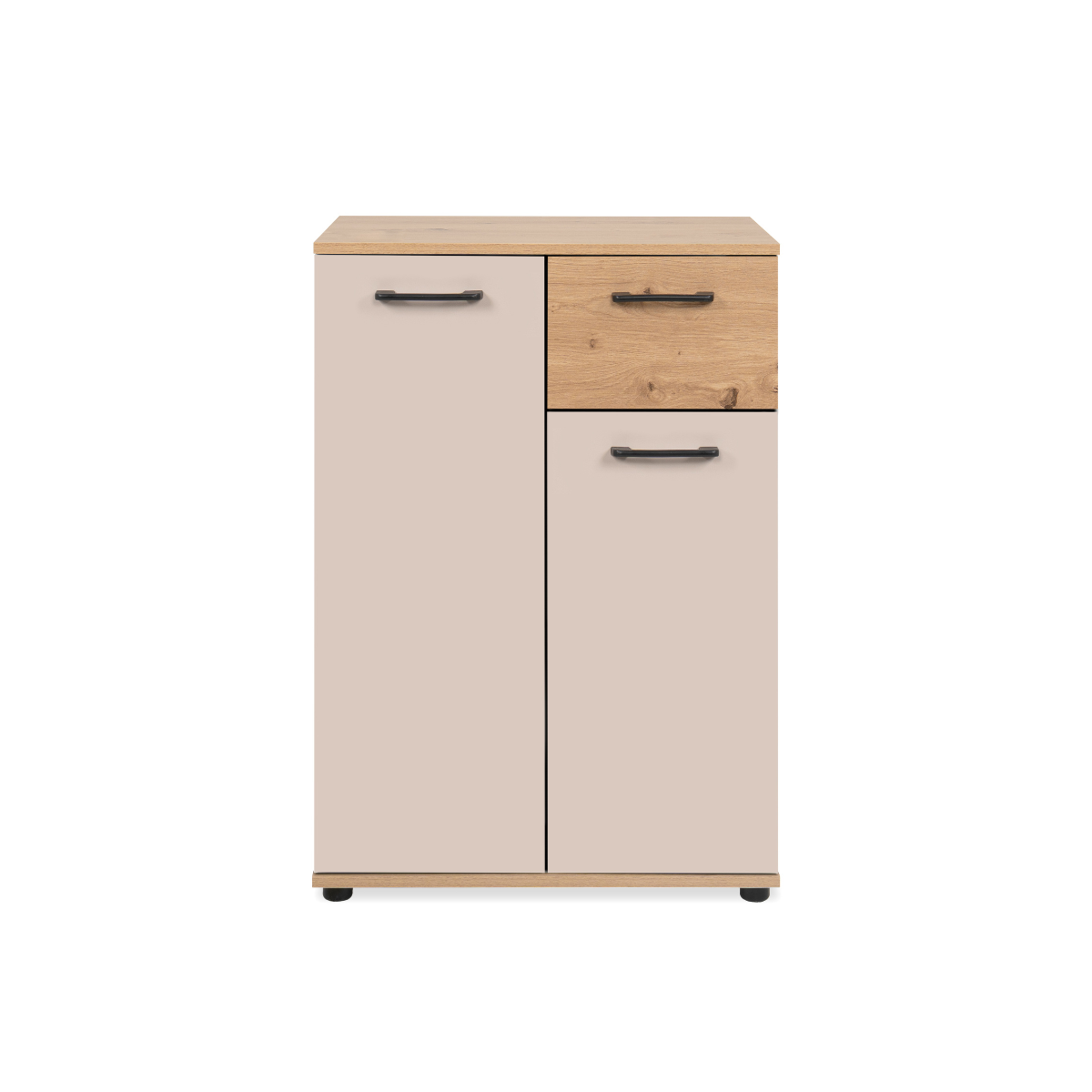 Buffet 2 portes, 1 tiroir LINO bois clair, CALICOSY