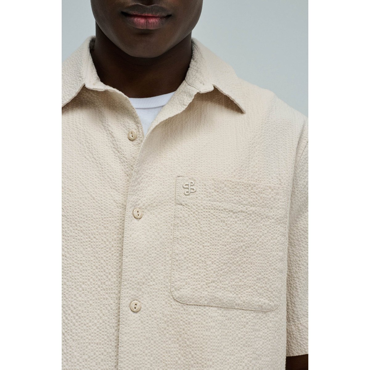 CHEMISE TEXTURÉE beige, SALSA JEANS