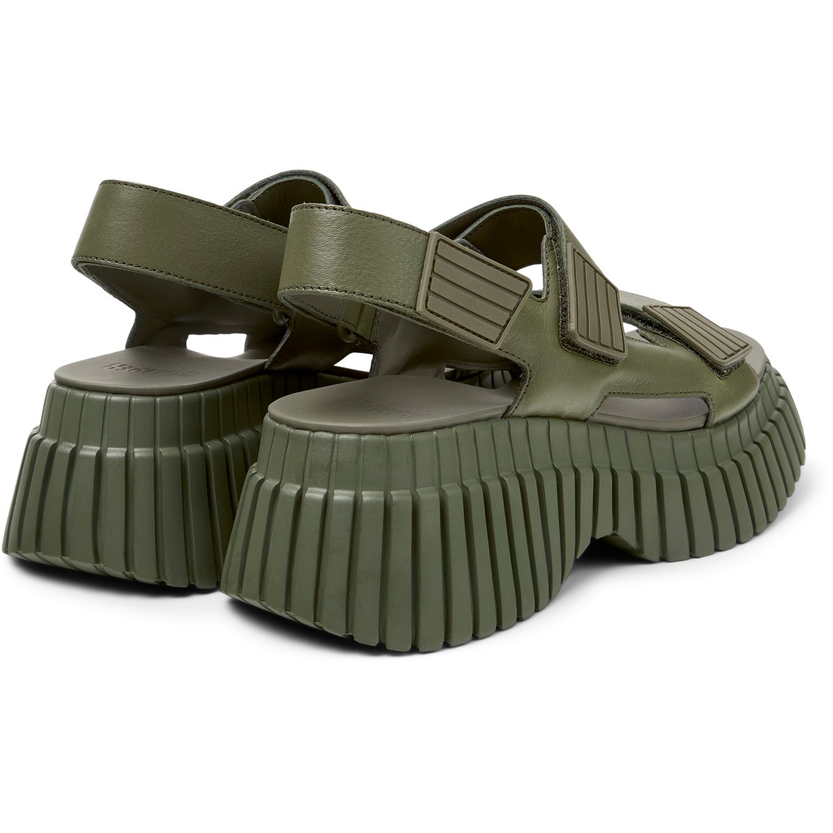 Sandales BCN cuir vert moyen, CAMPER