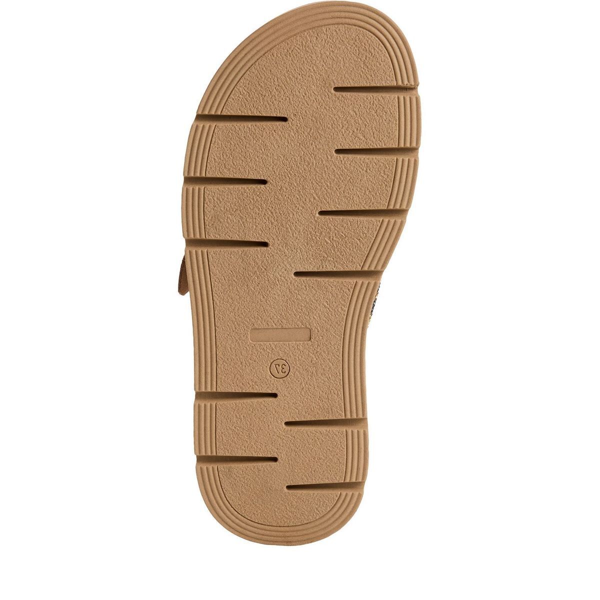 Mule en boucle marron cognac croco, MARCO TOZZI